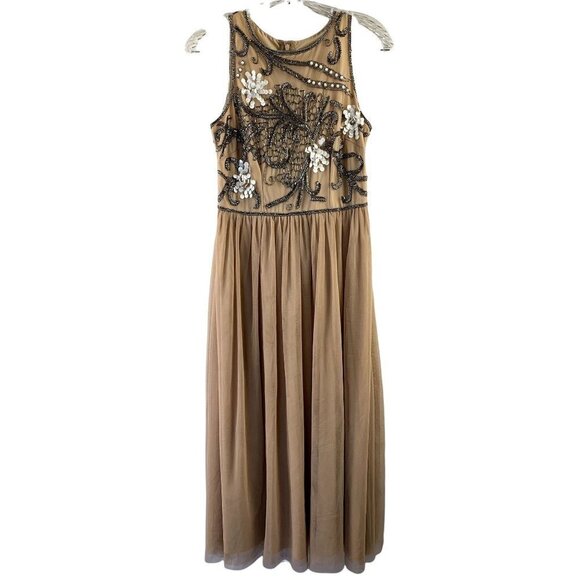 Gianni Bini Dresses & Skirts - Gianni Bini Women's Formal Tan Dress
